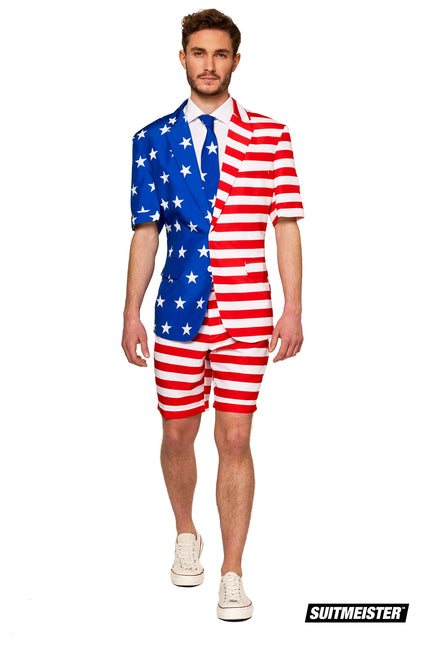 Feestbazaar USA maatpak kort