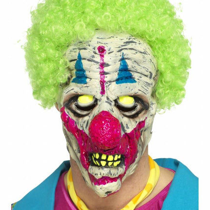 Feestbazaar UV Blacklight Killer Clown masker