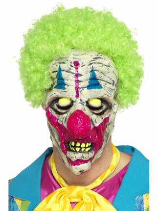 Feestbazaar UV Blacklight Killer Clown masker