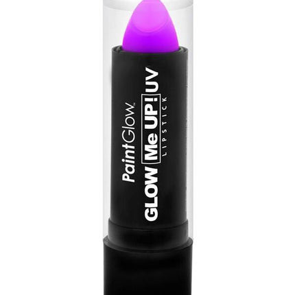 Feestbazaar UV Glow in the dark lipstick Paars