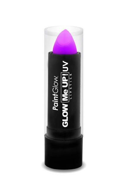 Feestbazaar UV Glow in the dark lipstick Paars