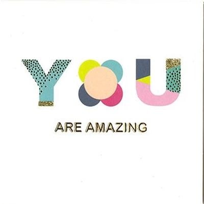 Feestbazaar Valentijnskaart 'You Are Amazing'