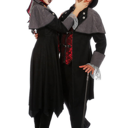 Feestbazaar Vampierenjas Met Jabot Heren