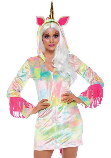 Feestbazaar Velvet Unicorn dames kostuum jurk