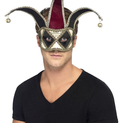 Feestbazaar Venetiaans Harlekijn masker
