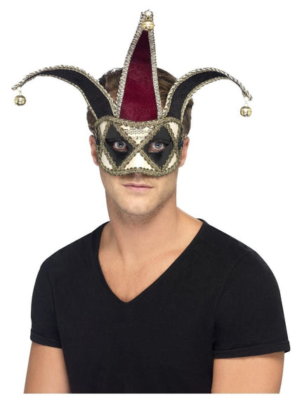 Feestbazaar Venetiaans Harlekijn masker