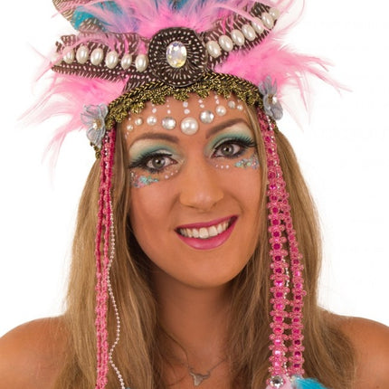 Feestbazaar Veren Hoofdtooi Sioux