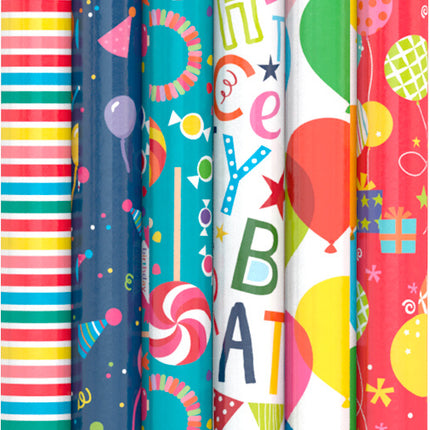 Feestbazaar Verjaardag Inpakpapier Rol - 70x200cm