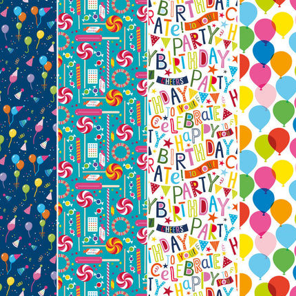 Feestbazaar Verjaardag Inpakpapier Rol - 70x200cm