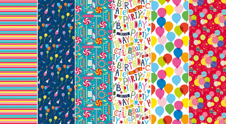 Feestbazaar Verjaardag Inpakpapier Rol - 70x200cm