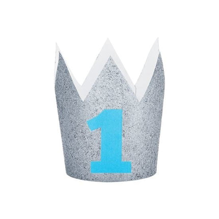 Feestbazaar Verjaardag Kroontje 1 Jaar Blauw