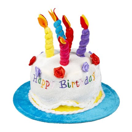 Feestbazaar Verjaardagshoed Taart Happy Birthday