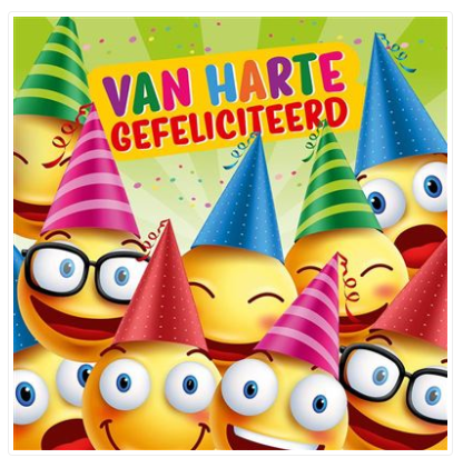 Feestbazaar Verjaardagskaart 3D 'Van Harte Gefeliciteerd'