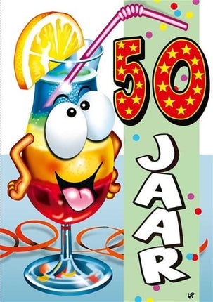 Feestbazaar Verjaardagskaart 50 Jaar