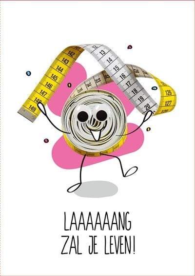 Feestbazaar Verjaardagskaart 'Laaaang Zul Je Leven!'