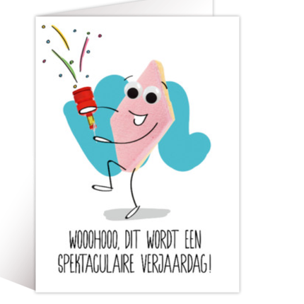 Feestbazaar Verjaardagskaart 'Spektaculaire Verjaardag'