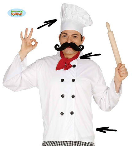 Feestbazaar Verkleedset chef kok