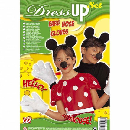 Feestbazaar Verkleedset Muis kind