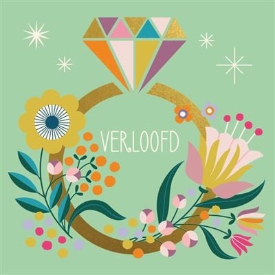 Feestbazaar Verlovingskaart Trouwring