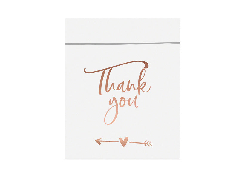Feestbazaar Verpakking zakjes 'Thank You' (6st)