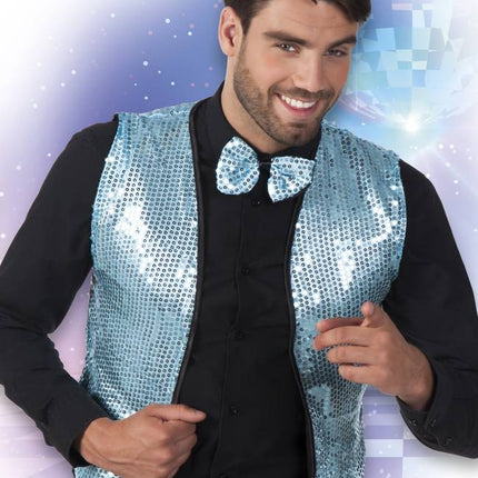 Feestbazaar Vest + Vlinderdas Shiny