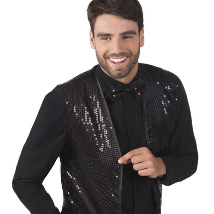 Feestbazaar Vest + Vlinderdas Shiny