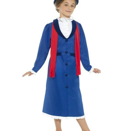 Feestbazaar Victoriaans kindermeisje outfit