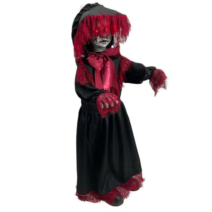 Feestbazaar Victoriaans Zombie Meisje Decoratie 90cm