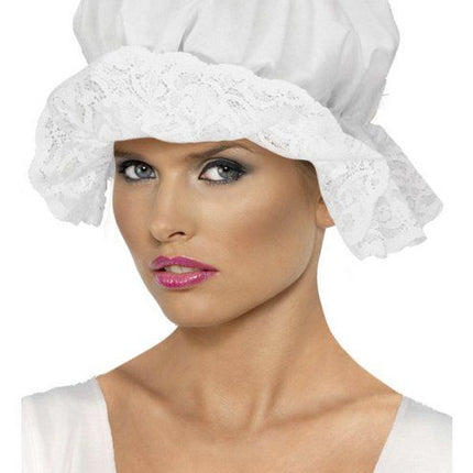 Feestbazaar Victoriaanse mop cap
