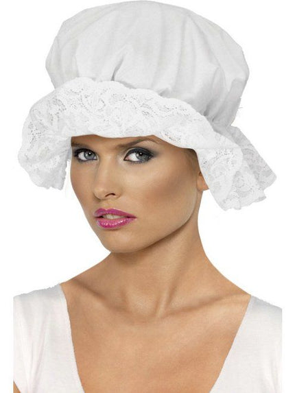 Feestbazaar Victoriaanse mop cap