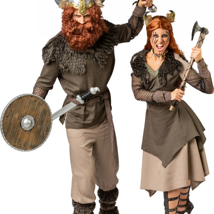 Feestbazaar Viking Jurk Deluxe Vrouw