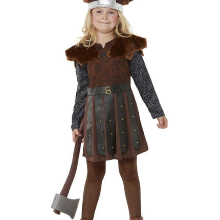 Feestbazaar Viking Jurkje Kind Bruin