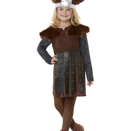 Feestbazaar Viking Jurkje Kind Bruin