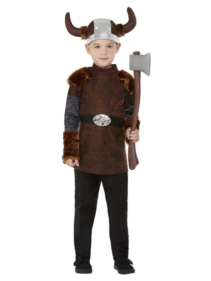 Feestbazaar Viking Kostuum Kind Bruin Björn