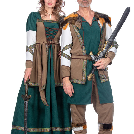 Feestbazaar Viking Warrior Outfit Heren Premium