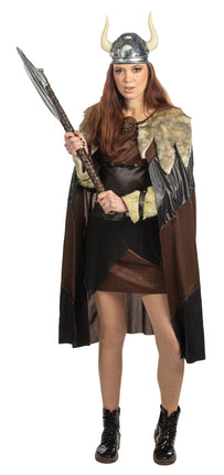 Feestbazaar Vikingsjurk Met Cape Dames Alva