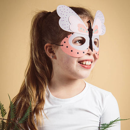Feestbazaar Vilten Oogmasker Vlinder