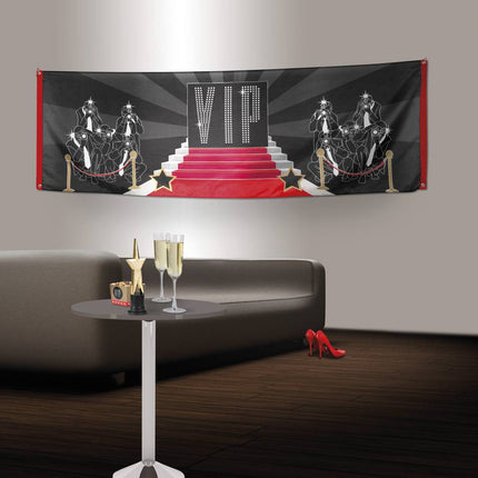 Feestbazaar VIP Party Banner 74x220cm