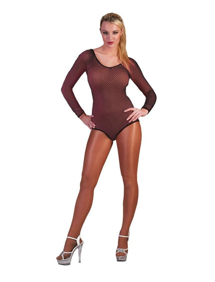 Feestbazaar Visnet Bodysuit Donker bruin
