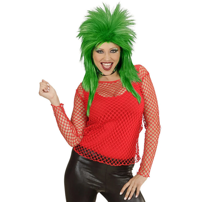 Feestbazaar Visnet shirt rood dames