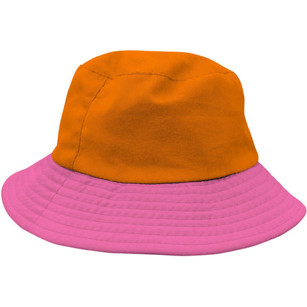 Feestbazaar Vissershoed Colorblock Oranje/Roze
