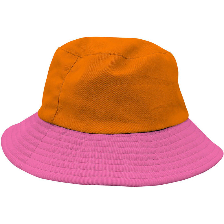Feestbazaar Vissershoed Colorblock Oranje/Roze