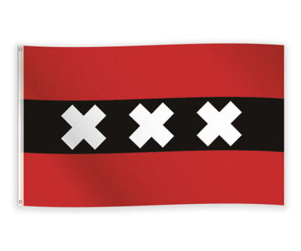 Feestbazaar Vlag Amsterdam (150x90cm)