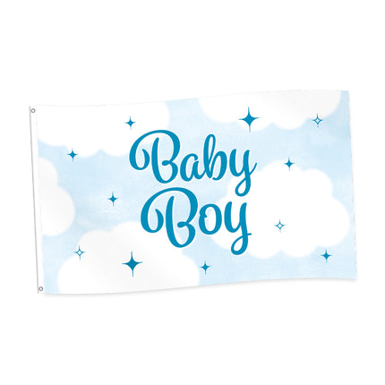 Feestbazaar Vlag Baby Boy (150x90cm)