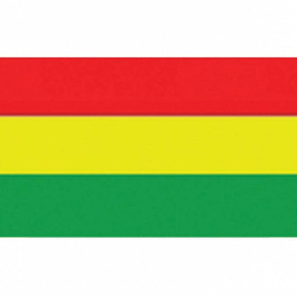 Feestbazaar Vlag Carnaval 150x90cm rood/geel/groen