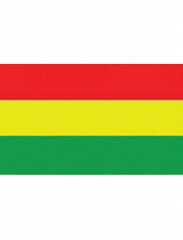 Feestbazaar Vlag Carnaval 150x90cm rood/geel/groen