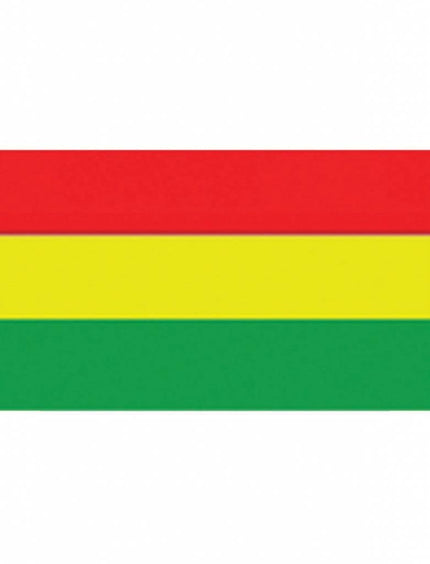 Feestbazaar Vlag Carnaval 150x90cm rood/geel/groen