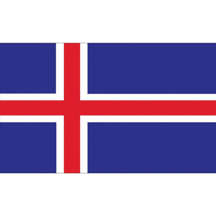 Feestbazaar Vlag IJsland - 90x150 cm