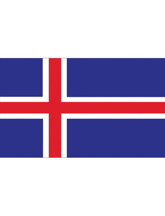 Feestbazaar Vlag IJsland - 90x150 cm