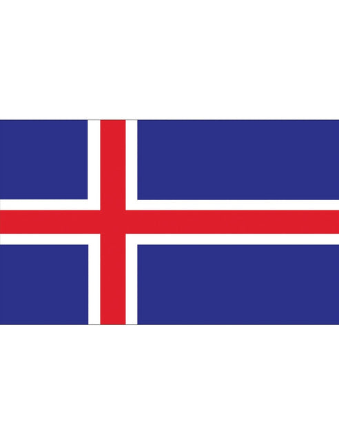 Feestbazaar Vlag IJsland - 90x150 cm